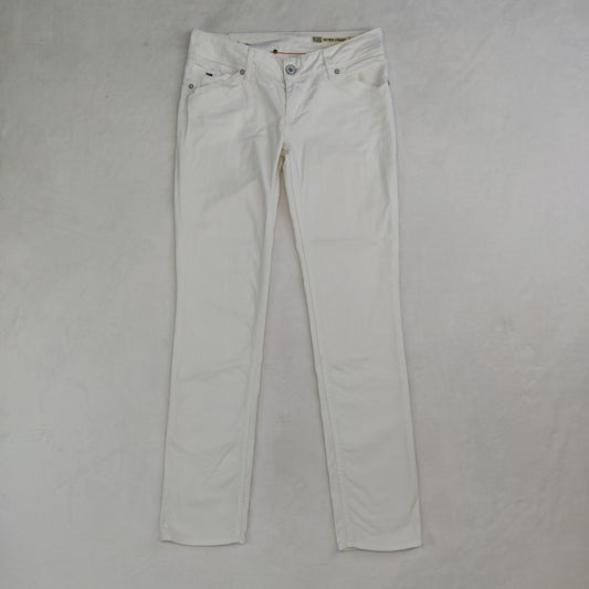 Tommy Hilfiger White Victoria Straight Denim Jeans Women W26/L32