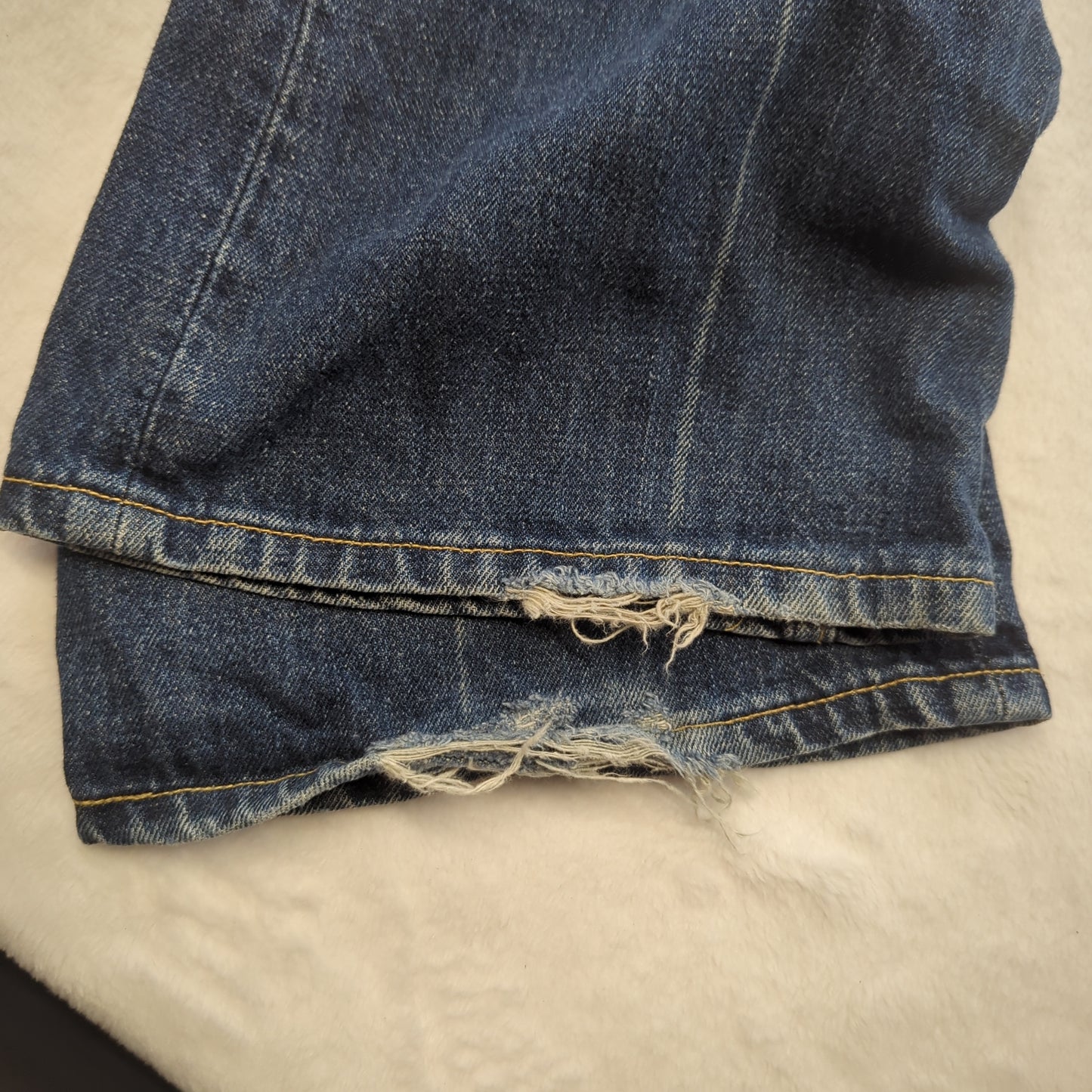 Levi's 525 Vintage Blue Bootcut Denim Jeans Women W34 L32