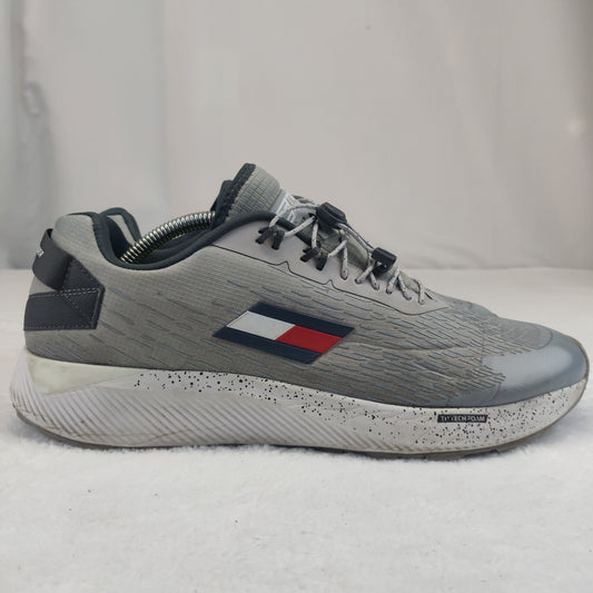 Tommy Hilfiger Sterling Grey TechFoam Sneaker Trainers Shoes Men UK 10