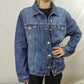 Mantaray Blue Cotton Denim Trucker Jacket Women Size XL