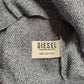Diesel Grey Cotton Knit Pullover Crew Neck Sweatshirt Men Size Medium