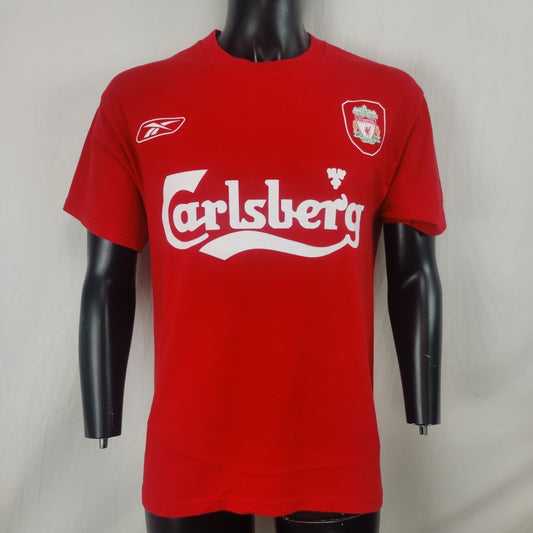 Liverpool 2004/2005 Reebok Rakes Team Red Jersey Shirt Men Size Medium