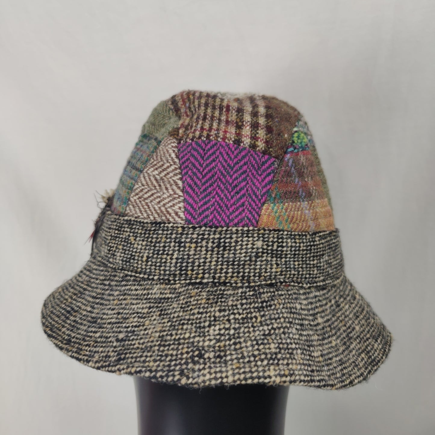 John Molloy Vintage Irish Donegal Tweed Fishing Bucket Hat Men One Size