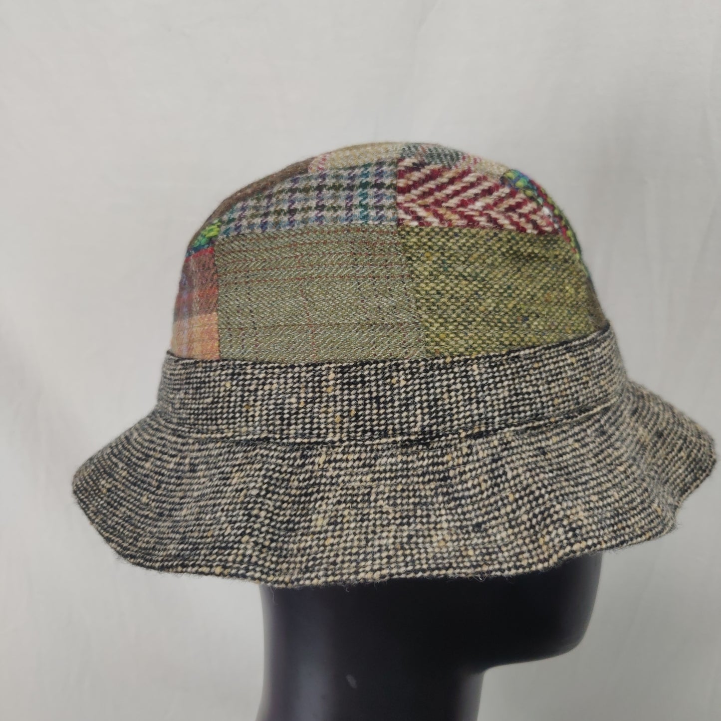 John Molloy Vintage Irish Donegal Tweed Fishing Bucket Hat Men One Size