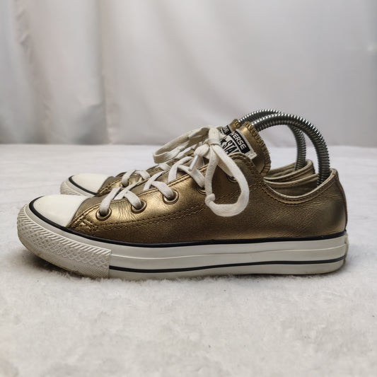 Converse All Star Gold Low Top Sneaker Trainers Shoes Women UK 4 EU 36.5
