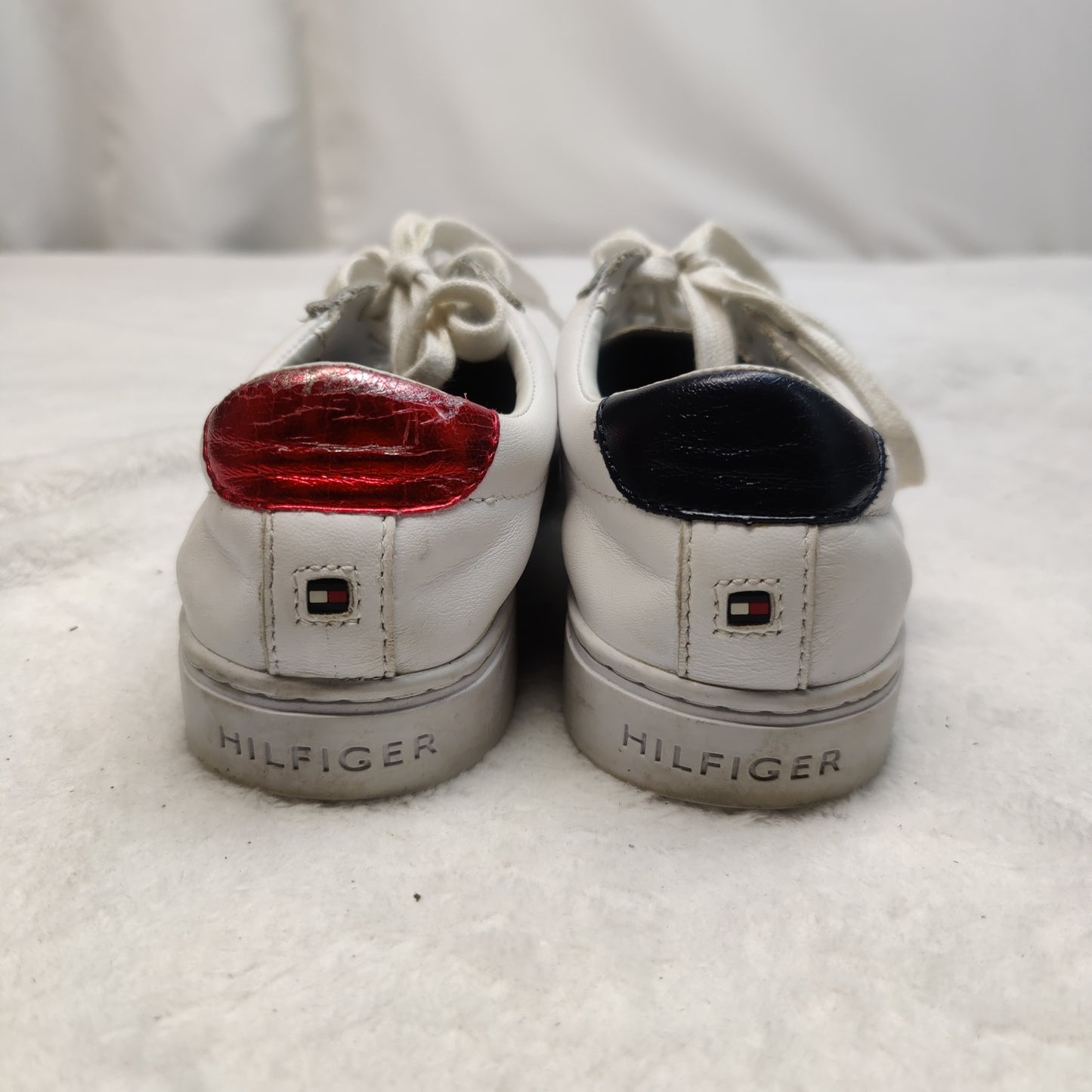Tommy Hilfiger White Leather Sneaker Trainers Shoes Women UK 4 EU 37