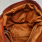 Arthur & Aston Orange Leather Crossbody Handbag Shoulder Bag Women