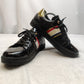 Reginald Black Gold Leather Sneaker Trainers Shoes Men UK 8 EU 42