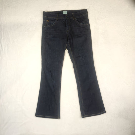 Hudson USA Vintage Dark Blue Bootcut Jeans Women W34 L32