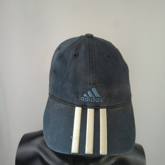 Adidas Embroidered Navy Blue Baseball Cap Hat Men One Size
