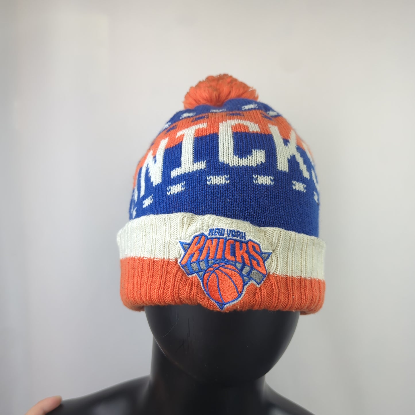 Adidas New York Knicks NBA Multicolour Beanie Hat Men One Size