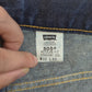 Levi's 505 Vintage Relaxed Straight Fit Blue Denim Jeans Men Size W32/L32
