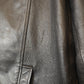 Route 66 Vintage Black Real Leather Jacket Men Size 2XL