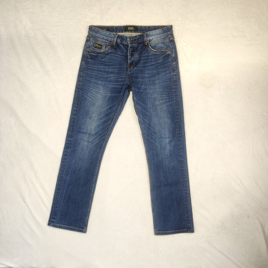 Diesel Regular Tapered Blue Stonewash Denim Jeans Men Size W32/L30