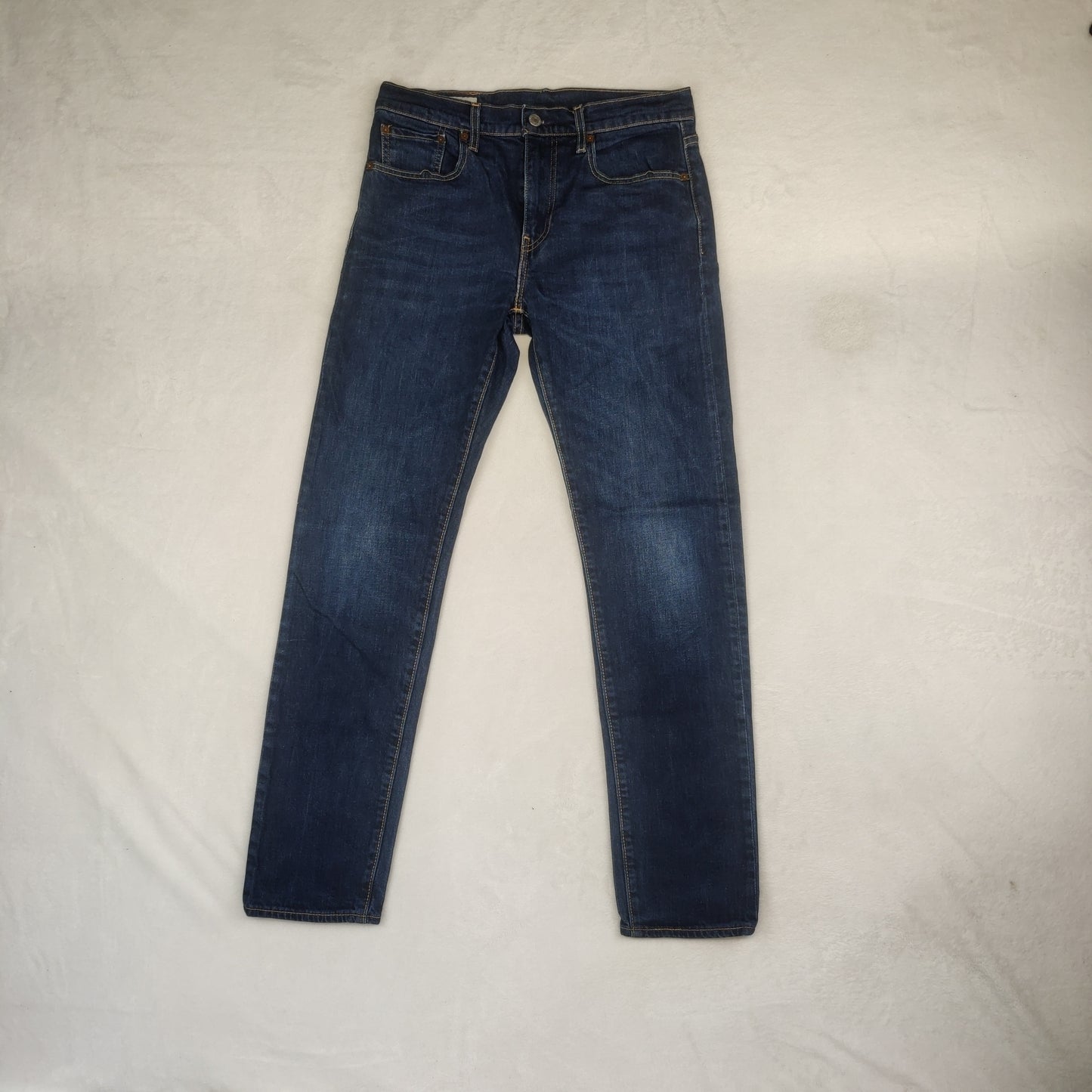 Levi's 502 Regular Tapered Dark Blue Denim Jeans Men Size W30/L32