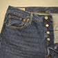 Levi's 501 Regular Straight Fit Stonewash Blue Denim Jeans Men Size W36/L32