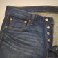 Levi's 501 Regular Straight Fit Blue Stonewash Denim Jeans Men Size W34/L30