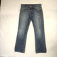 Levi's 512 Slim Tapered Blue Stonewash Denim Jeans Men Size W36/L34