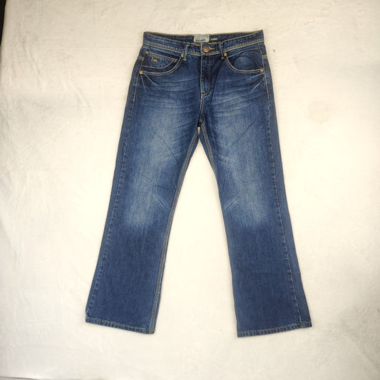 Diesel Hudson Bootcut Blue Stonewash Denim Jeans Men Size W32/L30