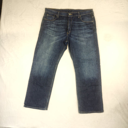 Levi's 569 Loose Straight Fit Dark Blue Denim Jeans Men Size W36/L30