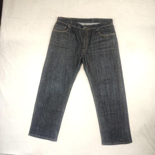 Levi's 559 Vintage Relaxed Straight Fit Dark Blue Denim Jeans Men W36/L30
