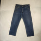 Hugo Boss Alabama Regular Straight Fit Blue Denim Cotton Jeans Men W36/L30