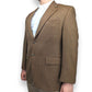 Ralph Lauren Vintage Brown Wool Tweed Blazer Jacket Men Size Large