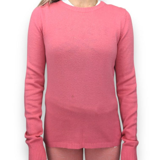 Vineyard Vines Pink Cashmere Crew Neck Pullover Jumper Women Size Medium