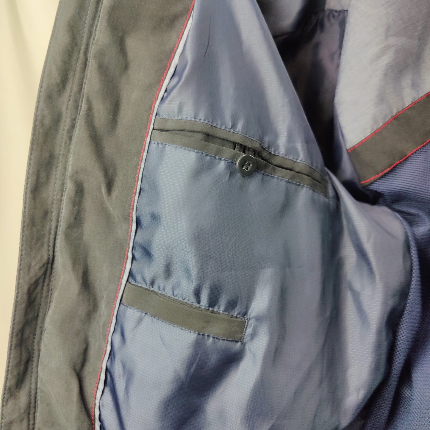 Redpoint Navy Blue Button Up Jacket Coat Men Size XL