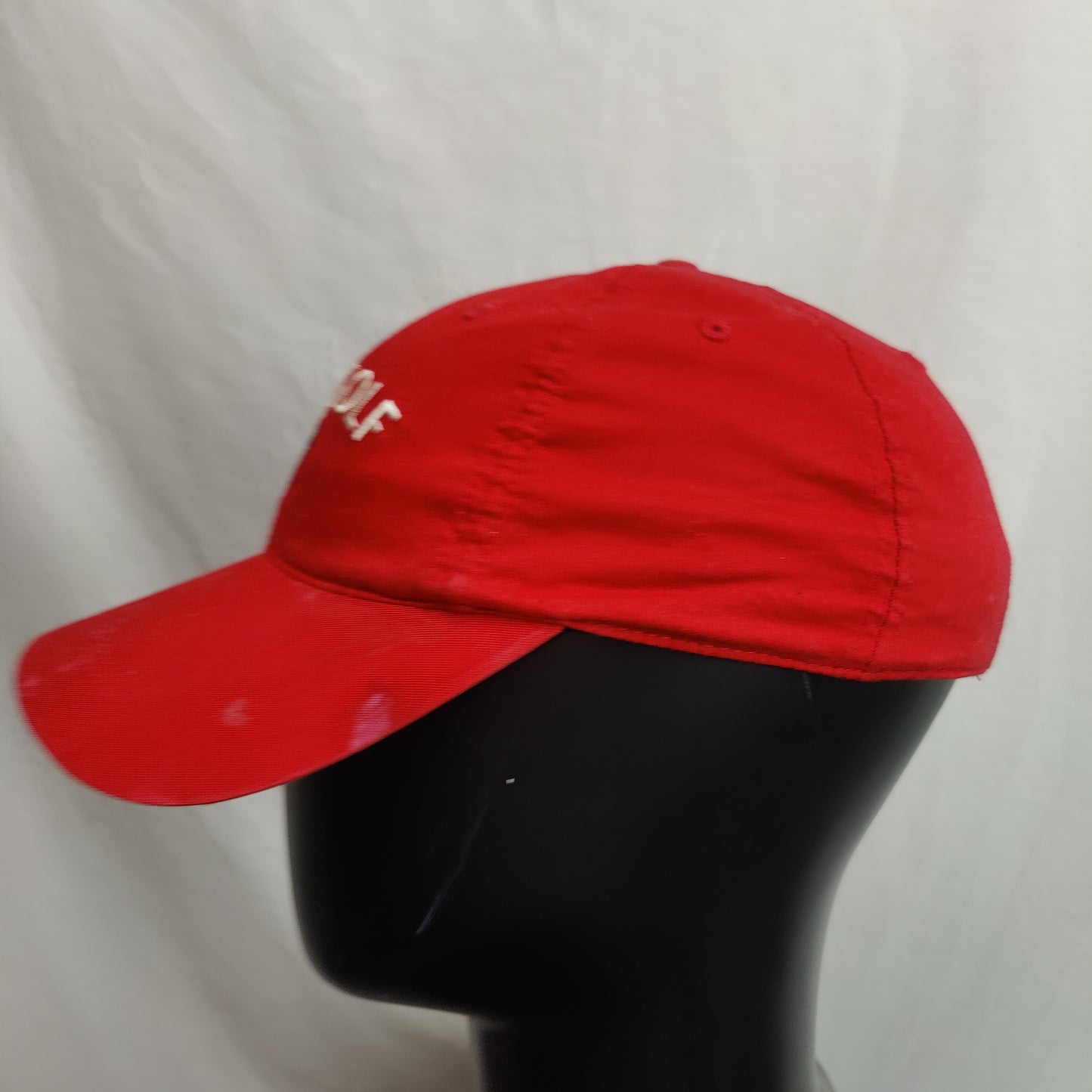 Nike Golf Vintage Red Embroidered Baseball Cap Hat Men One Size