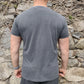 ACDC Grey Short Sleeve Graphic Crew Neck T-Shirt Men Size Large