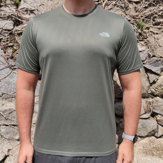 The North Face Green Short Sleeve Activewear T-Shirt Men Size Medium