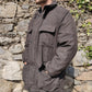 Bush Vintage Brown Outdoor Padded Insulated Utility Overcoat Coat Jacket Men XL