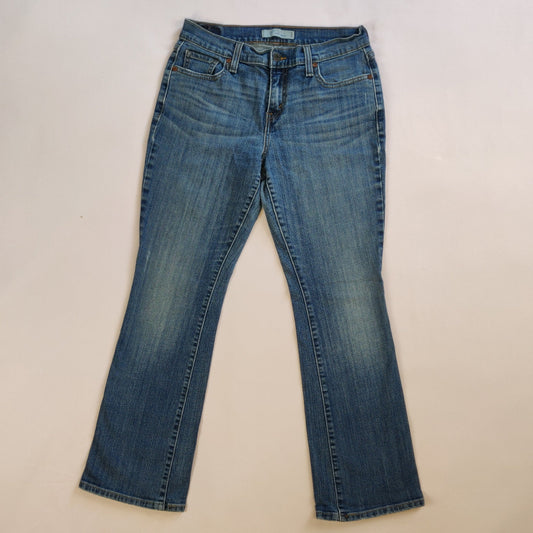 Levi's 515 Vintage Blue Bootcut Stone Wash Zipper Fly Denim Jeans Women W30/L28