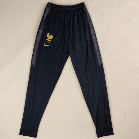 Nike FFF France Navy Blue Football Tracksuit Bottoms Track Pants Youth Boys XL