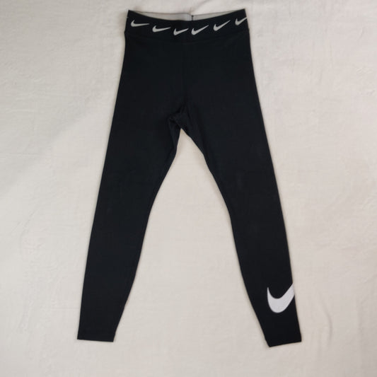 Nike Sportswear Club NSW Black High Rise Leggings Women Medium ~ CJ1984-010