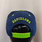 Barcelona Vintage Fluorescent Navy Blue College Snapback Hat Cap Men Unisex