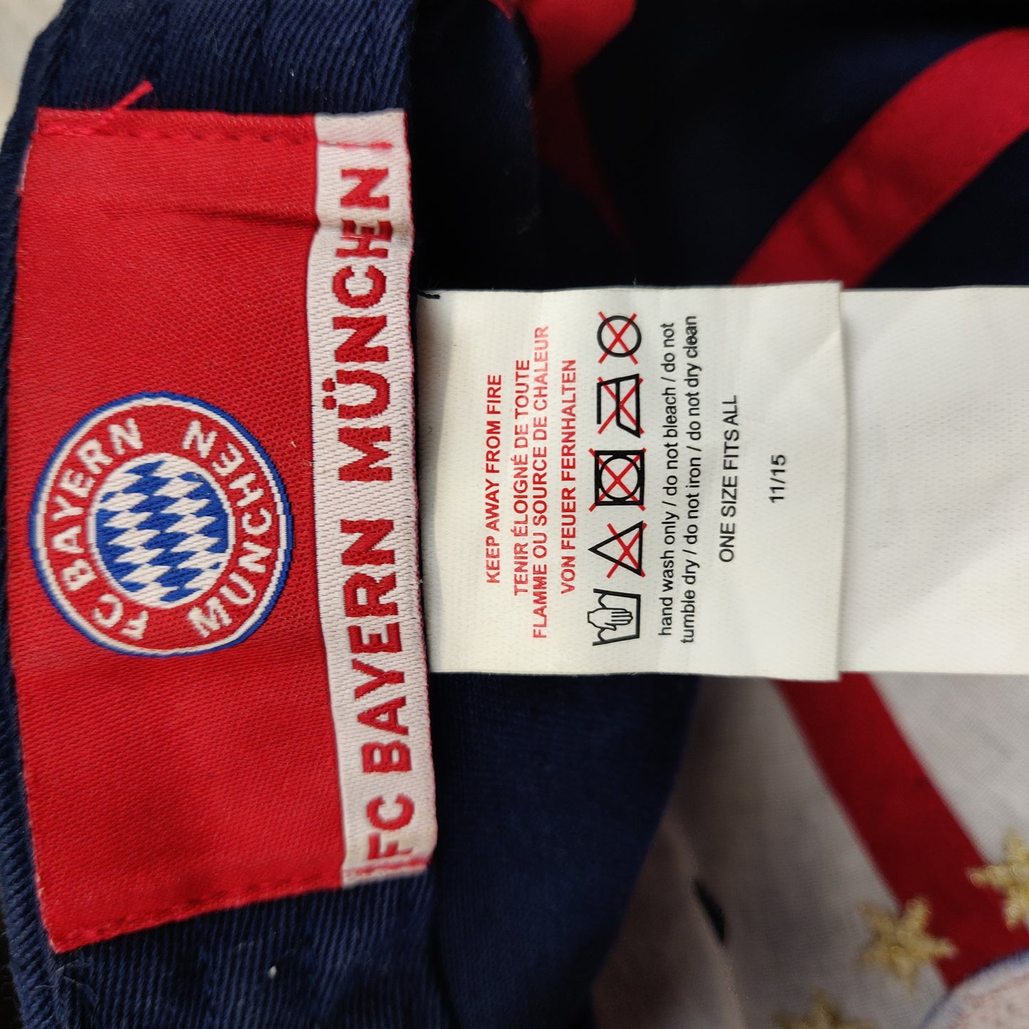 FC Bayern Munchen Vintage Blue Football Baseball Cap Hat Men Unisex