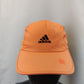 Adidas Orange Embroidered Lightweight Adjustable Baseball Cap Hat Men Unisex