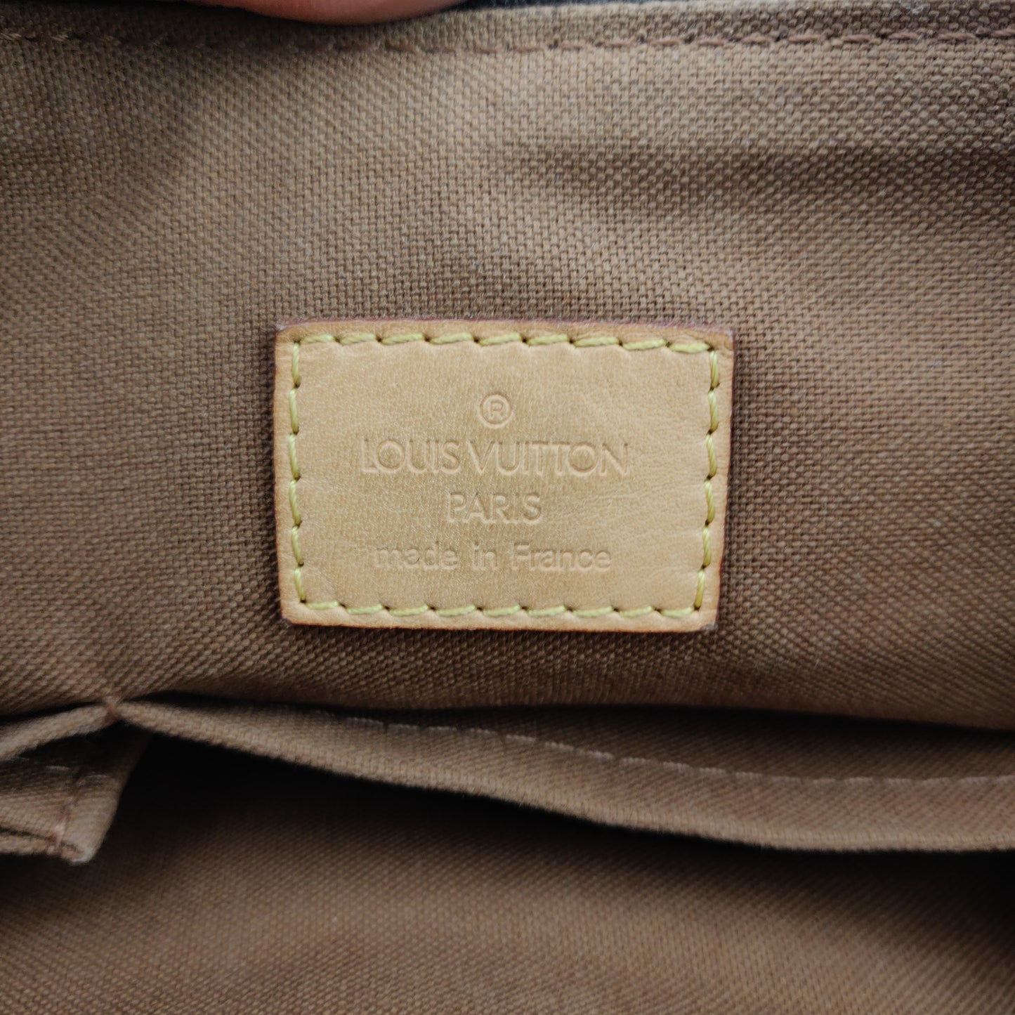 Louis Vuitton Authentic Brown Tulum Monogram PM Shoulder Bag Handbag Women