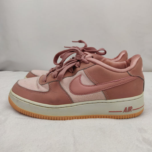 Nike Pink Air Force 1 LV8 GS Rust Pink Trainers Shoes Women UK 5.5 ~ 849345-603