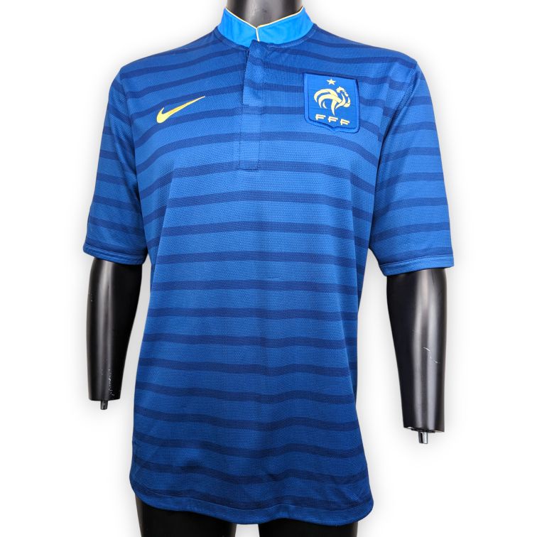 Nike France National Team 2012/2013 Blue Football Home Jersey Men Size Large