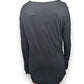 Desigual Christain Lacroix Black Long Sleeve Poppy Print Blouse T-shirt Women XL