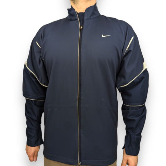 Nike Sphere React Vintage Navy Full-Zip Track Jacket Men Size Medium