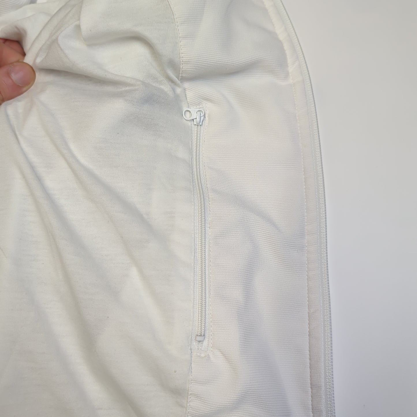 Nike Vintage White Track Jacket Men Size Large