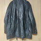 COPYRIGHT Black Leather vintage Coat Men Size L/XL