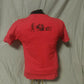 Vintage Red T-shirt Monkey To Alien Evolution Graphic Size Large