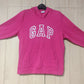 Gap Pink Pullover Hoodie Long Sleeve Women Size Medium