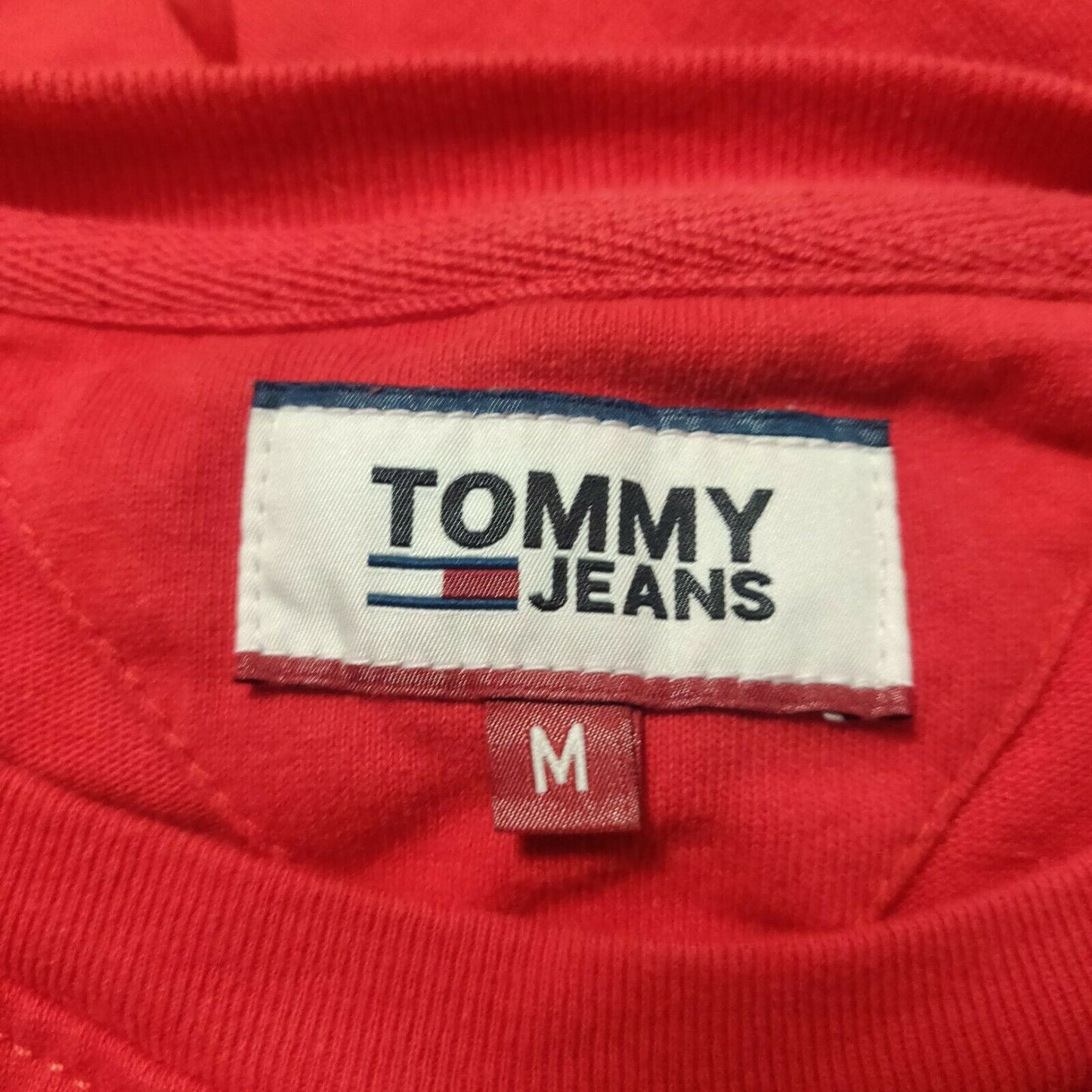 Tommy Hilfiger Jeans Red T-shirt Men Size Medium