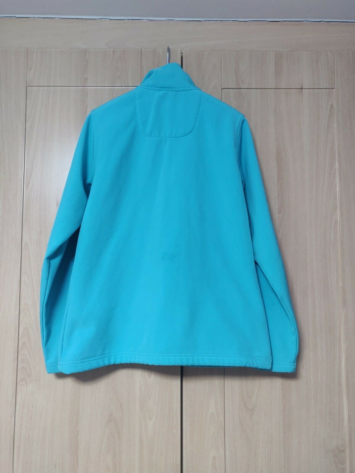 Regatta Blue Softshell Jacket Water Repellent Wind Resistant Women Size UK 12